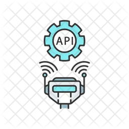 API-Verbindung  Symbol