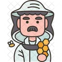 Apiarist Beekeeper Apiculture Icon