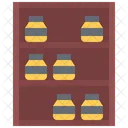 Apiary Jar Cabinet Honey Jar Cabinet Cabinet Icon