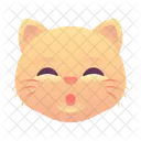 Apito Gato Emoji Ícone