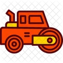 Apisonadora Vapor Carretera Icono