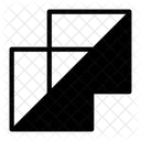 Aplanar Capas Fusionar Icono