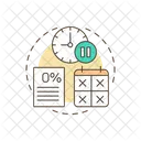 Aplazamiento De Prestamos Gestion De Deuda Indulgencia De Prestamos Icono