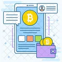 Aplicación bitcoin  Icono