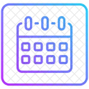 Aplicación de calendario  Icono
