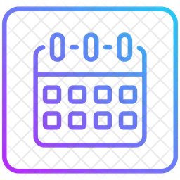 Aplicación de calendario  Icono