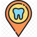 Pin Ubicacion Dentista Icono