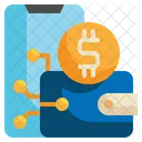 Aplicación de billetera de dinero  Icono