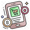 Compras Moviles Compras Electronicas Comercio Electronico Icon