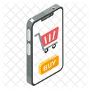 Aplicacion De Compras Compras Moviles Aplicacion Movil Icon