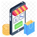 Comprar Ahora Compras Moviles Aplicacion De Compras Icono