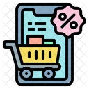 Aplicacion De Compras Aplicacion Movil Compras En Linea Icono