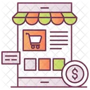 Aplicación de compras móvil  Icon