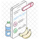 Aplicacion De Fitness Plan De Dieta Plan De Fitness Icono