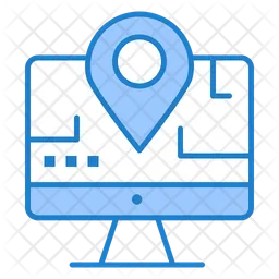 Aplicación de mapas por computadora  Icono