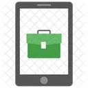 Aplicacion Para Telefonos Inteligentes Aplicacion Empresarial Negocios En Linea Icono