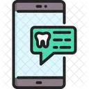 Mensaje Alerta Dental Icono