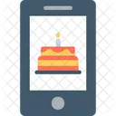 Recordatorio De Cumpleanos Deseo De Cumpleanos En Linea Aplicacion De Fiesta Icono