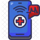 Emergencia Asistencia Sanitaria Smartphone Icono