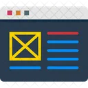 Aplicativo Navegador Desenvolvimento De Conteudo Ícone