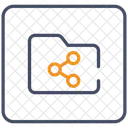 Aplicativo De Compartilhamento De Arquivos Ícone