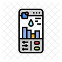 Economia Aplicativo Agua Ícone