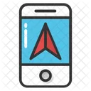 Celular Navegacao Aplicativo Icon