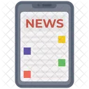 Aplicativo De Noticias Noticias Moveis Aplicativo De Noticias Ícone