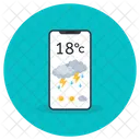 Aplicativo de previsão do tempo para celular  Ícone