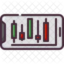 Aplicativo De Mercado De Acoes Aplicativo Movel Negociacao Ícone
