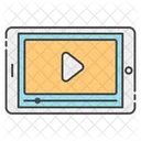 Aplicativo Movel Aplicativo De Video Player De Video Ícone