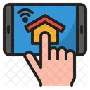 Aplicacao Smarthome Casa Wi Fi Ícone