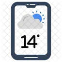 Aplicativo de previsão do tempo para celular  Ícone