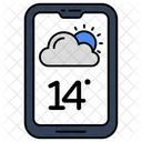 Aplicativo de previsão do tempo para celular  Ícone
