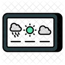 Aplicativo de previsão do tempo para celular  Ícone