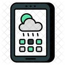 Aplicativo de previsão do tempo para celular  Ícone