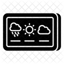 Aplicativo de previsão do tempo para celular  Ícone