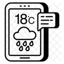 Aplicativo de previsão do tempo para celular  Ícone