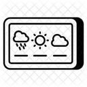 Aplicativo de previsão do tempo para celular  Ícone