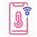 Aplicacao De Termometro Temperatura Telefone Ícone