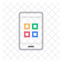 Dispositivos Moveis Aplicativos Grade Ícone