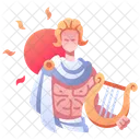 Apollo Phoebus Character Sun Icon