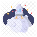 Landing Moon Apollo Icon