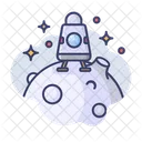 Landing Moon Apollo Icon