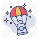 Parachute Apollo Galaxy Icon