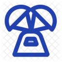 Apollo Parachute Apollo Capsule Transportation Icon