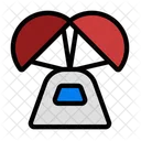 Apollo Parachute Apollo Capsule Transportation Icon