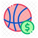 Basquete Bola Apostas Ícone