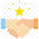 Apoyo Mano Trato Icon