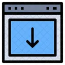 App Download Down Arrow Icon